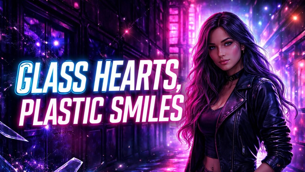 Glass Hearts, Plastic Smiles 💔 | Dark Cyberpunk EDM (Bass Heavy, Emotional, Night Drive) YouTube thumbnail